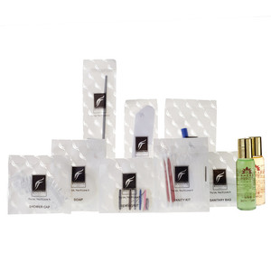 Fournitures hôtelières en gros, emballages en plastique bio, kit d'hygiène dentaire jetable, shampooing, articles de toilette de spa, logo personnalisé OEM - Product Image 1