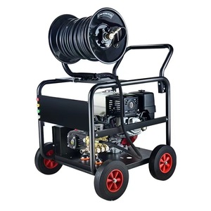 Nettoyeur de tuyau d'égout commercial professionnel haute puissance nouvelle Machine de rinçage électrique pour eau froide municipale à haute pression - Product Image 1