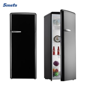Chroming Metal Handle Vintage Fridge Single Door <b>Refrigerator</b> for Dsr-225wu Dsr-225wu Fridge Single Door <b>Refrigerator</b> - Product Image 2