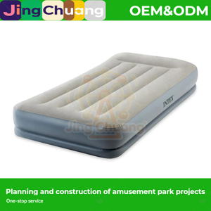 Colchón Inflable Individual INTX 64116, Cama de Flotación con Bomba Integrada, Colchón de Aire Reforzado - Product Image 1