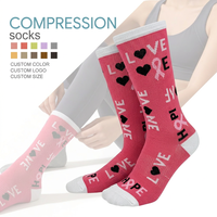 Chaussettes de compression durables anti-ampoules pour la course à pied, la randonnée et les sports de plein air