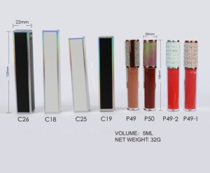 <span class=keywords><strong>Gloss</strong></span> à lèvres mat en gros, vente chaude, longue durée, imperméable, hydratant, végan, sans cruauté, marque privée - Product Image 3