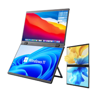 Moniteur portable double écran personnalisé, pliable, pour ordinateur portable, écran étendu, autres cadeaux promotionnels d'affaires