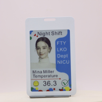 Tarjeta de Identificación Digital para Empleados con Pantalla de Tinta Electrónica de 3.6 Pulgadas, 400*600, 6 Colores, 2.4G, BLE, NFC, Carga Inalámbrica