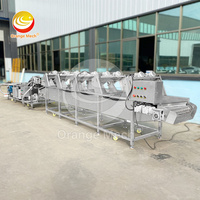 Orme Kleine Mangosalade Passievrucht Schoon Drogen En Sorteren Machine Aardbei Abrikoos Vijg Waslijn