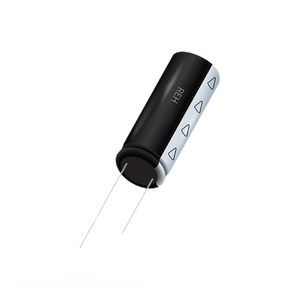 Condensador Original de 22 uF, Tipo REH1012220M160K, Aluminio, 22UF, 20%, 160V, Radial TH - Product Image 1