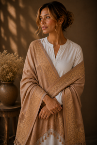 Chal de Moda Bordado con Diseño de Camello, Artístico, Reversible, Ligero, con Flecos Largos, Suave, Cálido, Transpirable, Clásico, para Invierno, para Mujer - Product Image 4