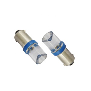 ออโต้ดราก้อนส์ สีฟ้า ไม่กระพริบ ป้องกันแสงสะท้อน AC 6.3V เลนส์เว้า Ba9s # 44 # ไฟ LED 47 ดวงสำหรับเครื่องเกมพินบอล - Product Image 4