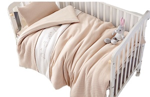 Baby Soft 100% Cotton Organic Muslin <strong>Wholesale</strong> Bedding Set Baby <strong>Cribs</strong> Sets - Product Image 5