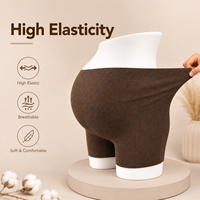 Culotte post-partum jetable non tissée taille haute super extensible sans couture douce pour maternité – Vente directe usine, logo personnalisé