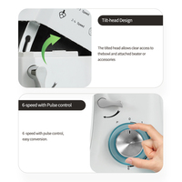 Vente en gros, support de pétrissage de pâte inoxydable multifonctionnel personnalisé, support de mélangeur/Table bol de mélange électrique