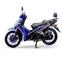 Nouvelle moto à essence 125cc de style Underbone pour l'Asie du Sud-Est avec des roues en alliage, des feux LED et un grand réservoir de carburant