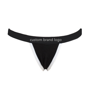 Las <span class=keywords><strong>mujeres</strong></span> sexy <span class=keywords><strong>Tanga</strong></span> personalizado logotipo de la marca <span class=keywords><strong>Tanga</strong></span> tela de algodón - Product Image 3