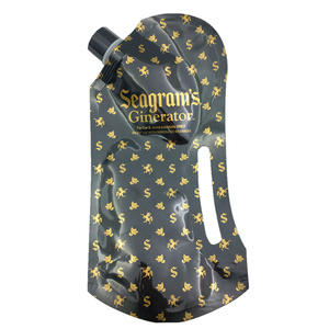 Yeni varış sıvı köşe emzik kese şarap ambalaj çantası plastik Kraft kağıt alüminyum folyo geri dönüşüm özel emzik kese - Product Image 4