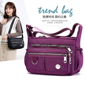 Borsa a tracolla da donna di moda di design borsa a tracolla da viaggio in Nylon impermeabile Oxford di grande capacità