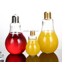 Nouveau design chine meilleur prix 100ML 500Ml verre verres ampoule en forme de paille tasse jus eau boisson bouteille pour la décoration