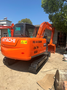 Mini-excavatrice hydraulique sur chenilles HITACHI ZX60 de 6 tonnes d'occasion, d'origine japonaise, très rentable, à bas prix en vente - Product Image 5