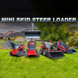 Hot Selling Small 23HP <strong>Mini</strong> <strong>Skid</strong> <strong>Steer</strong> <strong>Loader</strong> Wheel for Sale Kubota Front <strong>Loader</strong> Tractor with Front <strong>Loader</strong> - Product Image 5