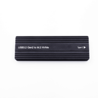 Seri Baru ShuoLe TP1102 USB 3.2 Gen 2 10Gbps M.2 SATA NVMe SSD Enclosure Aluminium dengan Garansi 12 Bulan