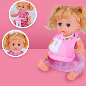 Muñeca cochecito <span class=keywords><strong>de</strong></span> bebé carrito <span class=keywords><strong>de</strong></span> <span class=keywords><strong>juguete</strong></span> 3D ojo Carro <span class=keywords><strong>de</strong></span> mano agua potable haciendo sonido parpadeante regalo del Día <span class=keywords><strong>de</strong></span> los niños - Product Image 6