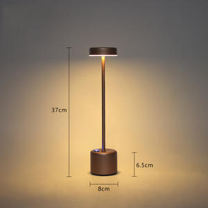 2026 Bureau-accessoire Slaapkamer Nachtkastje Studie Eetkamer Oplaadbare Draagbare Op batterijen werkende Led Touch Draadloze Tafellampen Luxe - Product Image 2