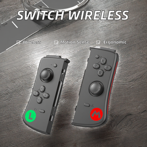 สำหรับเกมแพดไร้สาย BT พร้อมมอเตอร์สั่นสะเทือน คอนโทรลเลอร์แบบไจโร 6 แกน-การออกแบบตามหลักสรีรศาสตร์ - Product Image 2