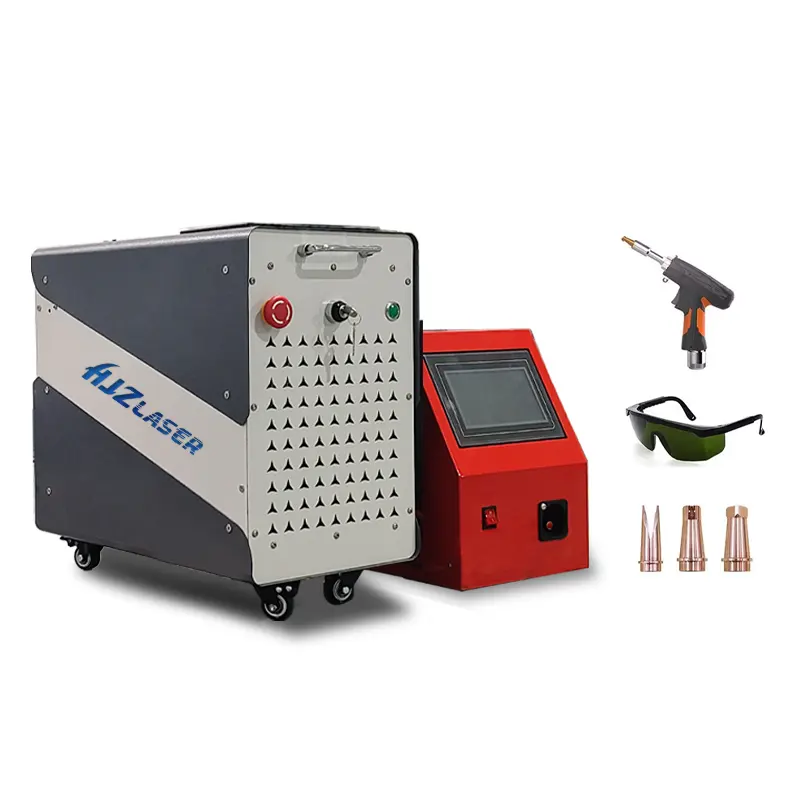 31KGS Mini Portable Laser Welder 1500w High Productivity 4in1 Functions Air Cooling Laser Welding Machine Metal Factory Price
