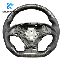Volant personnalisé en fibre de carbone mate avec palettes de changement de vitesse pour Chevrolet Corvette C7, accessoires intérieurs