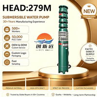 Pompe submersible de puits profond de haute qualité en acier inoxydable et fonte, durable, multistade, électrique, compatible ODM