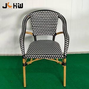 Vente directe usine : Chaise de <span class=keywords><strong>bistrot</strong></span> <span class=keywords><strong>en</strong></span> rotin durable bleu moderne pour restaurant, terrasse et jardin - Product Image 6