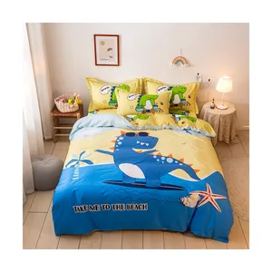 Cotton Children Bedding Sets Cartoon Kids Bed Sheet set Twin Size