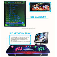 Kit konsol permainan, Pandorabox 4 keluarga, permainan pertempuran, Joystick Arcade, kit konsol permainan