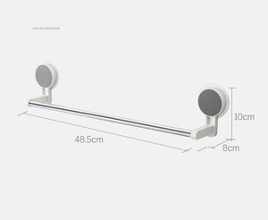 <span class=keywords><strong>Portasciugamani</strong></span> Singolo all'Ingrosso, Doppio Asta da Parete in Acciaio Inox, <span class=keywords><strong>Portasciugamani</strong></span> Adesivo Doppio per Bagno - Product Image 1