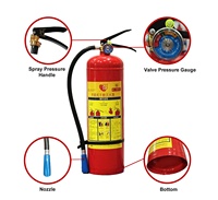 Système de protection incendie, tuyaux de lutte contre l'incendie, extincteur à poudre sèche ABC portable