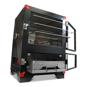 Parrilla de Carbón de Acero Inoxidable con Función de Ahumador, Revestimiento en Polvo, Parrilla para Exteriores Fácil de Limpiar - Product Image 3