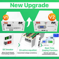 Kit de montage en rack BASEN V2 48v, kit de bricolage 48V, batterie Lifepo4 320Ah 330Ah, 14KWH 15KWH 16kwh avec équilibreur actif 5a, version européenne