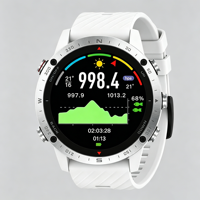 Montre de sport GPS Sunroad G5 pour la pêche, tracker d'activité, navigation, rappels intelligents, plastique écologique, acier inoxydable, étanche 50m