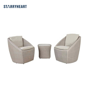 STARRYHEART 3 piezas al aire libre Bar muebles mimbre ratán muebles de jardín muebles de exterior conjunto - Product Image 1