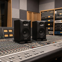 Moniteur de studio alimenté Midiplus MS6 V2 6 pouces, enceinte de référence active professionnelle avec woofer en fibre de carbone et stéréo sans fil TWS