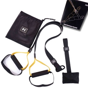 Portable Eco-Friendly Home Gym for System Polyester Webbing Adjustable Workout <b>Straps</b> for Full Body Fitness - Product Image 4