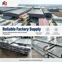 Support de montage solaire FENGCHEN à approvisionnement rapide, profilé en C en acier pour rails Unistrut