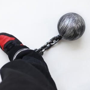 Accessoires d'Halloween Costumes Prisonniers Jouets de jeu de rôle Chaînes en plastique Manilles pour la fête - Product Image 2