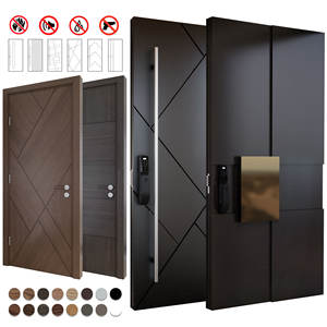 Grande porte principale standard du Canada portes pivotantes en aluminium pour les maisons <span class=keywords><strong>entrée</strong></span> principale portes intérieures et extérieures modernes pour les maisons - Product Image 1
