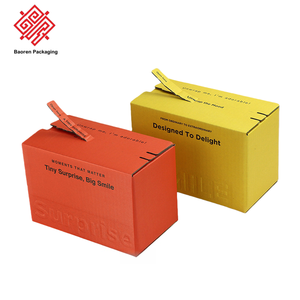 Boîtes postales en carton ondulé de couleur personnalisée et écologique en matériaux recyclés Baoren pour l'expédition et l'emballage de cadeaux - Product Image 4