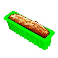 Silikon tost ekmek dikdörtgen kalıp pişirme kek için sabun kalıbı gıda sınıfı