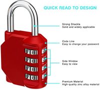 Cadenas à combinaison 40 mm anti-coupure et antivol, haute sécurité, bonne qualité, pas cher