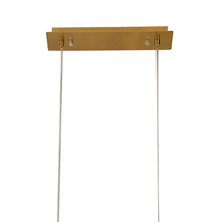 Plafonnier LED Luzete 4 lumières avec abat-jour en verre, design en fer doré, 10W, moderne, pour chambres, bureaux, hôtels, avec interrupteur