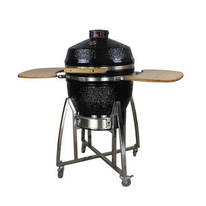 เตาเซรามิกขนาด 22 นิ้ว สำหรับปิ้งย่างบาร์บีคิวกลางแจ้ง รมควัน และงานสังสรรค์ในครอบครัว - Product Image 4