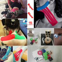 Bande de sport thérapeutique professionnelle Soutien musculaire élastique et stabilité du genou Bande de kinésiologie de récupération athlétique