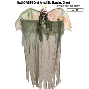 Decorazione per Parchi a Tema, Atmosfera Horror per le Feste, Demone Elettrico con Ali Svolazzanti, Angelo Luminoso, Grande Fantasma Sospeso per Halloween - Product Image 3